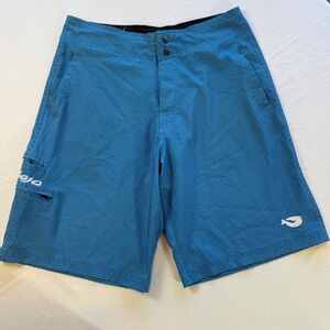 Mojo Sportswear Fishing Shorts Mens 30 Blue Performance  Angler Outdoor M-BS7850